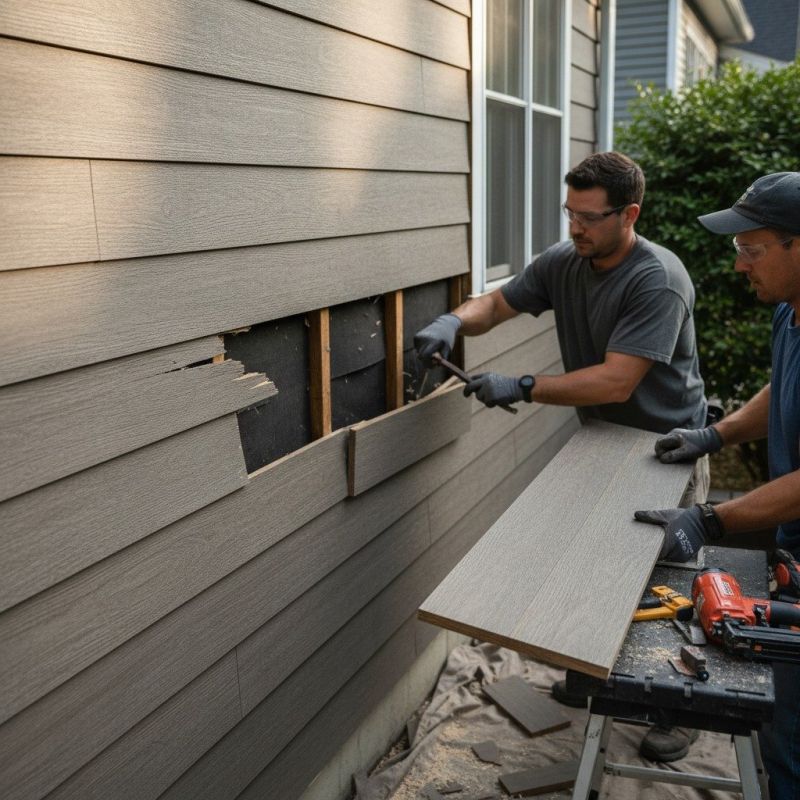 Local Siding Replacement pros at work
